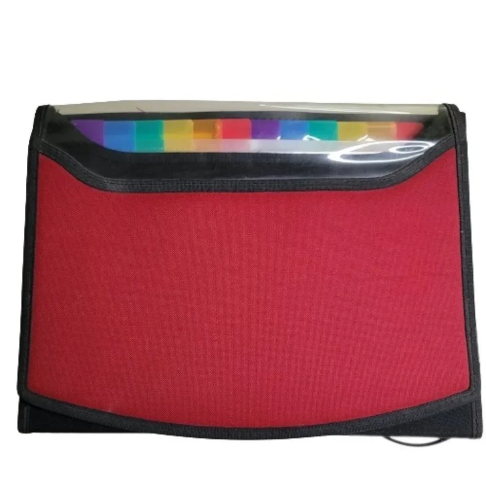 Set of 2 Accordion Folders Alphabetical & 12 Pocket Brand New